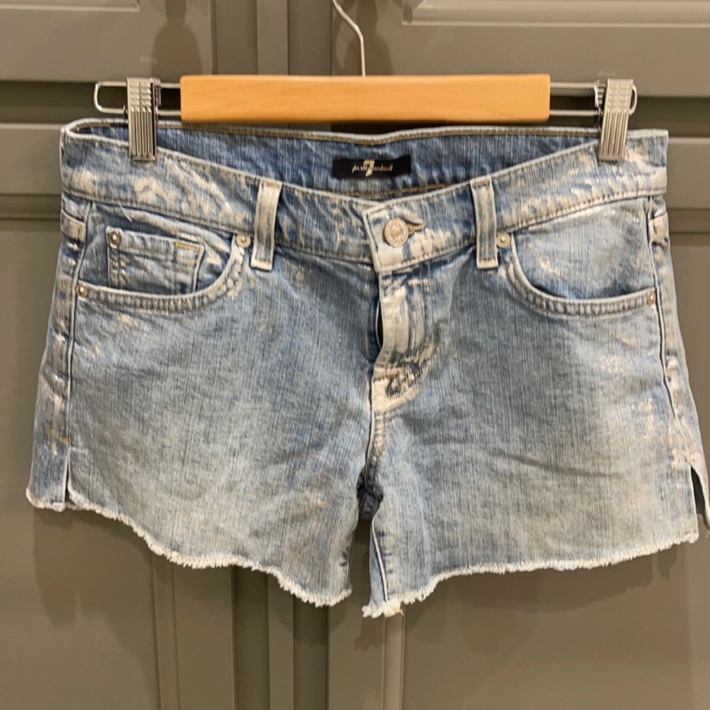 7 For All Mankind.   Denim shorts size 26.